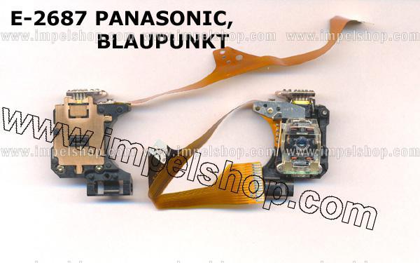 CD len / Laser pick-up E-2687 PANASONIC CAR AUDIO PLASTIC , gwarancja 6 miesiecy
