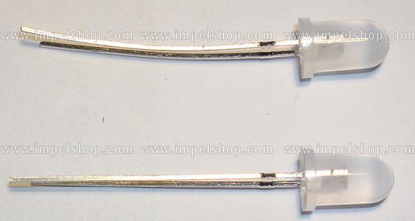 LED DIODE 0,4W 5MM (3,00 to 3,50V) - BLUE DIFFUSED LIGHT SUPERBRIGHT