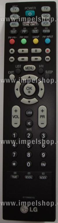 REMOTE CONTROL LG LCD 6710900010J ORIGINAL