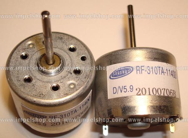 MOTOR FOR DVD 35   RF310TA-11400   5,9V   SPINDLE 18MM