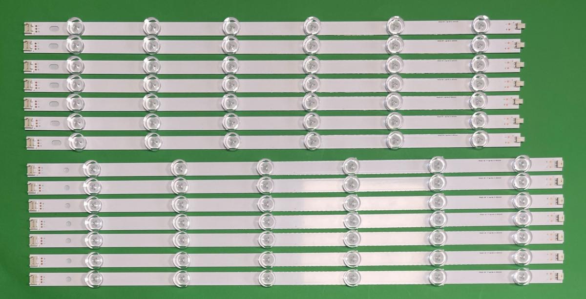 Led backlight strip for tv LG INNOTEK POLA2.0 55" set 14pcs ( TYPE R X 7pcs , TYPE L X 7pcs ) , AGF78424801,