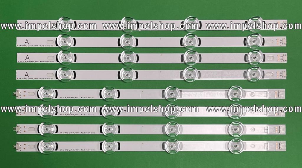 Led backlight strip for tv LG INNOTEK 39" set 8pcs ( DRT3.0 39" TYPE A X 4 & TYPE B X 4 ) ( AGF78400501 , AGF78500901 , AGF78400601 )