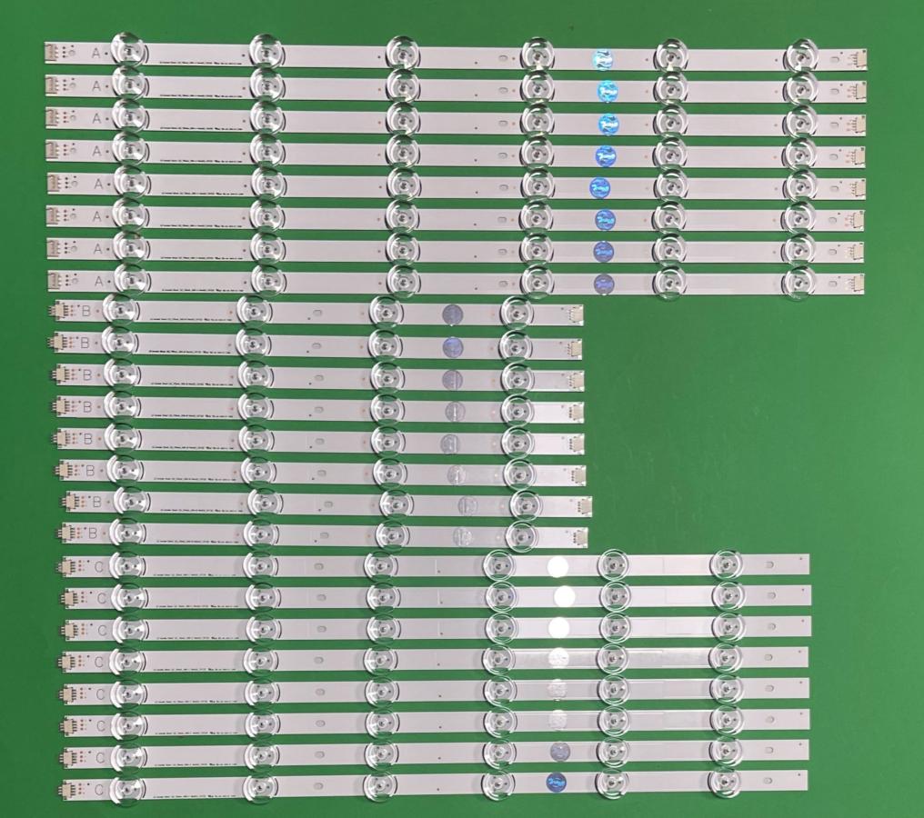 Led backlight strip for tv LG INNOTEK 70" set 24pcs ( DRT3.0 70" TYPE A X 8pcs & TYPE B X 8pcs & TYPE C X 8pcs ) ( AGF79039701 , AGF78402001 )