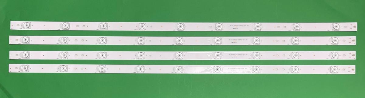 Led backlight strip for tv  SHARP 40" set 4pcs X RF-AJ400E32-0901S-04 A0 / RF-AJ400E32-0901S-04 A2 DLED40YC4X10 , 9LED , 796MM