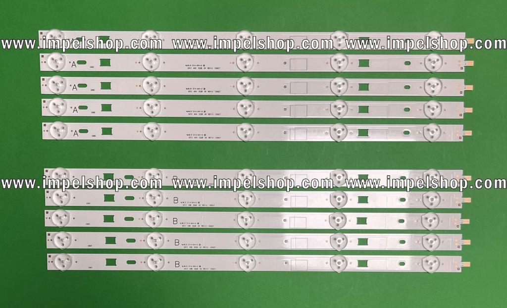 Led backlight strip for tv SONY 40" set 10pcs , A SAMSUNG 2013SONY40A 3228 05 REV1.0 130927  X 5pcs , B SAMSUNG 2013SONY40B 3228 05 REV1.0 130927  X 5pcs