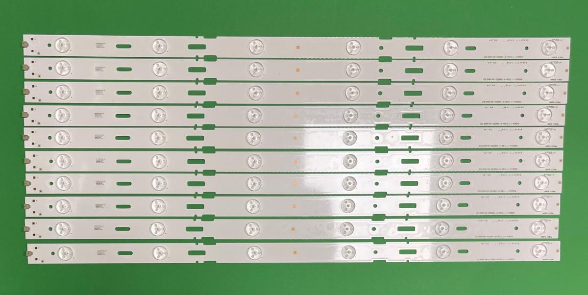 Led backlight strip for tv  SAMSUNG / GRUNDIG 48" set  10 pcs X 2013ARC48_3228N1_6_REV1.1_140509   6LED