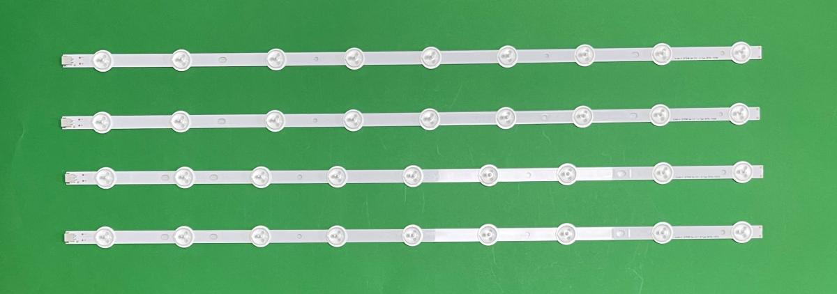 Led backlight strip for tv LG 32" set 4 pcs , 2pcs X 32" ROW Rev 0.6 1 A-Type 6916L-1030A , 9LED , 650MM & 2pcs X 32" ROW Rev 0.6 1 B-Type 6916L-1031A . 9LED , 650MM