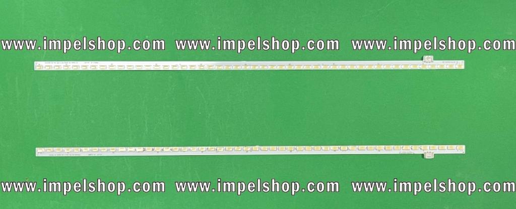 Led backlight strip for tv LG 32" set  2pcs   ( LG INNOTEK V6 32 INCH HD R-TYPE REV 0.0 X 1pcs 48LED , LG INNOTEK V6 32 INCH HD L-TYPE REV 0.0 X 1pcs 48LED )   ,  48LED , 352MM , 3V ,