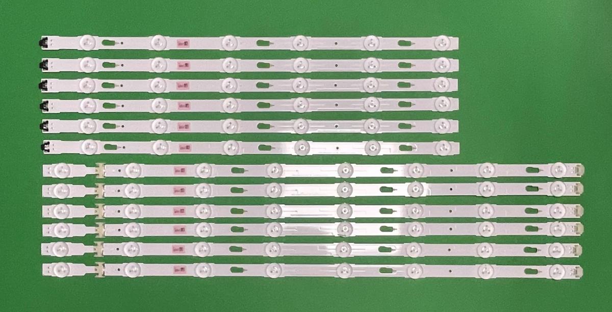 Led backlight strip for tv  SAMSUNG 55" set V5DU-550DCA-R1   8LED   X  6pcs  &  V5DU-550DCB-R1   6LED  X 6pcs   , BN96-34797A & BN96-34798A , BN96-40097A & BN96-40098A , BN96-39659A & BN96-39660A , BN96-40099A & BN96-40100A , LM41-00109X + LM41-00109Y , LM41-00135A + LM41-00136A , S_5U75_55_FL_R6_REV1.5_150514 & , S_5U75_55_FL_L8_REV1.5_150514 , (CY-WJ055HGLV4H)