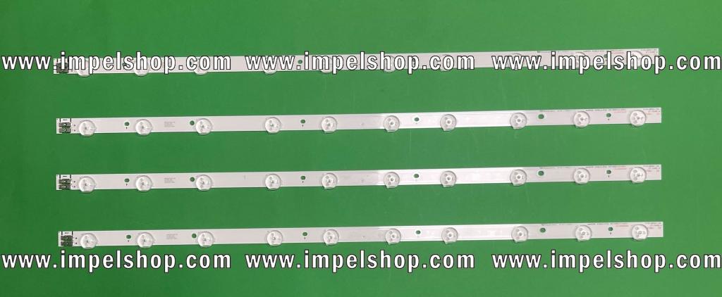Led backlight strip for tv  SAMSUNG 32" set  D1GE-320SC1-R2   10LED  X 4pcs   , 580MM , BN96-21476A