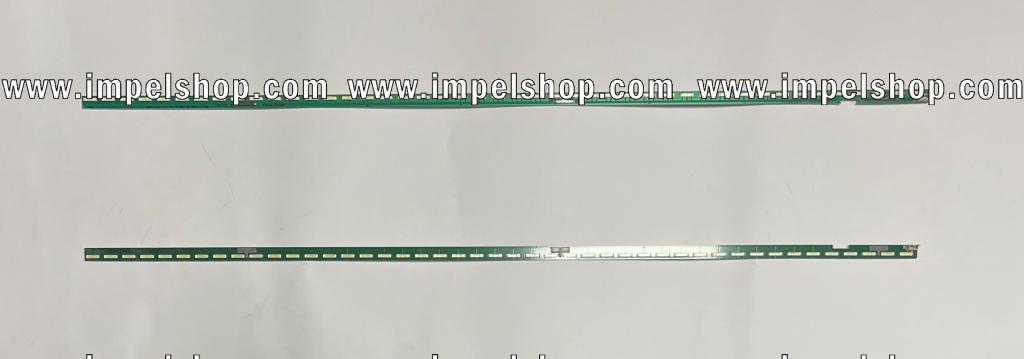 Led backlight strip for tv LG 49" set 2 pcs   ( 49" V15 ART3 FHD REV0.4 2 R-TYPE  X 1pcs 45LED , LENGTH 537MM ,  49" V15 ART3 FHD REV0.4 2 L-TYPE X 1pcs  , 45LED , LENGHT 537MM )