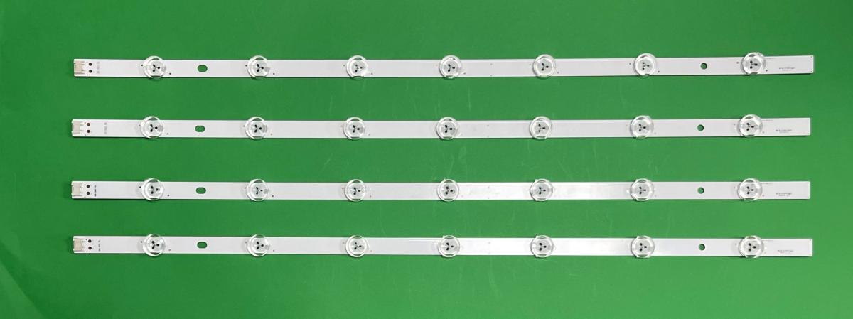 Led backlight strip for tv LG 32" set 4pcs X  LG Innotek 32"NDE REV 0.2 , 7LED , 631MM