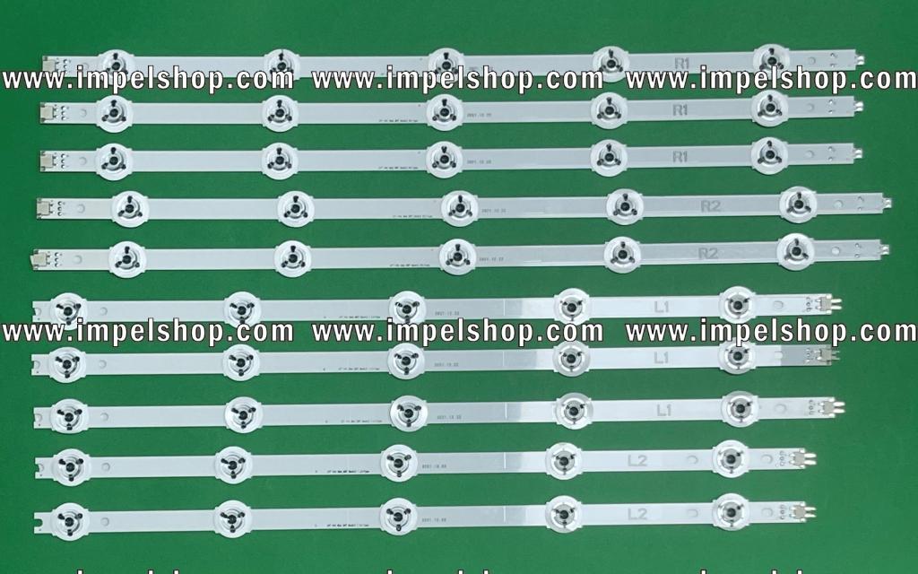 Led backlight strip for tv LG 47" V14 SLIM DRT REV0.0/REV0.2 set 10 pcs ( R1 X 3pcs , R2 X 2pcs , L1 X 3pcs , L2 X 2pcs)  (47" V14 SLIM DRT REV0.2 R1 TYPE X 3pcs ,  47" V14 SLIM DRT REV0.2 R2 TYPE X 2pcs, 47" V14 SLIM DRT REV0.2 L1 TYPE X 3pcs , 47" V14 SLIM DRT REV0.2 L2 TYPE X 2pcs  ) 6916L-1811A/6916L-1812A/6916L-1813A/6916L-1814A