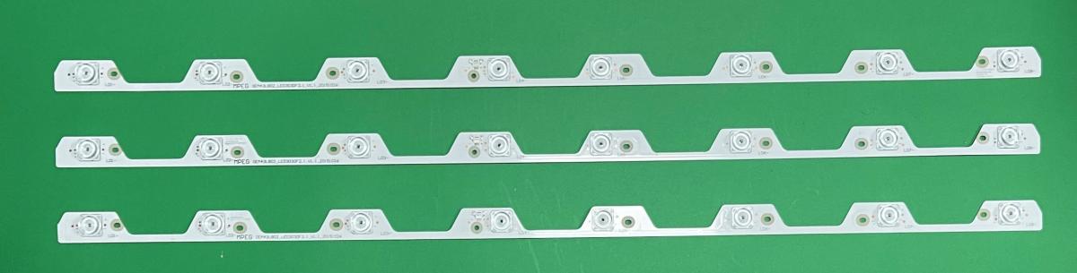 Led backlight strip for tv TCL 43" set 3 pcs X   OEM43LB02_LED3030F2.1_V1.1_20151026 , LENGTH : 702MM