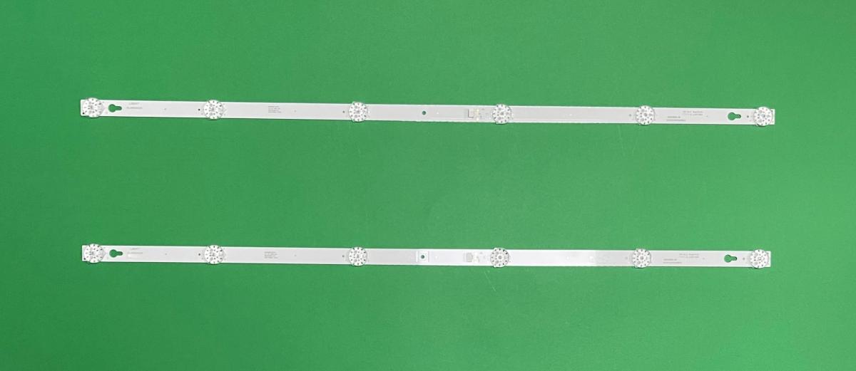 Led backlight strip for tv TCL 32" set 2 pcs X  32HR330M06A8 V1 , 6LED , 6V , 560MM