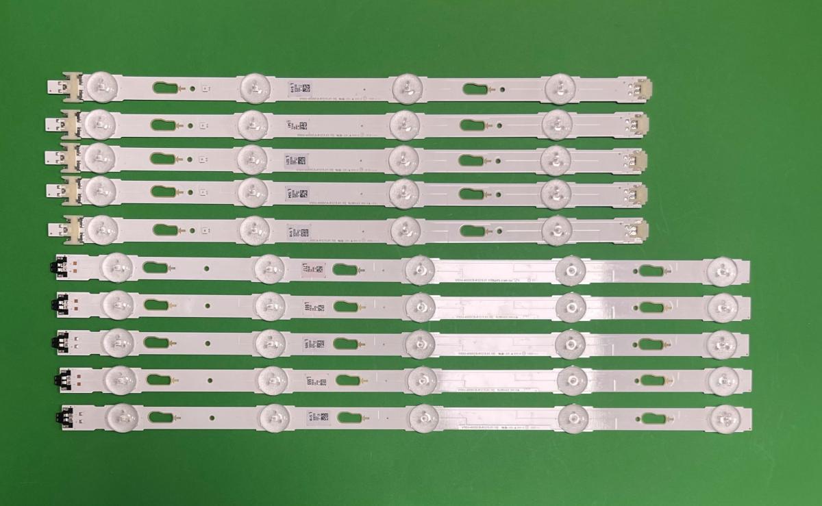 Led backlight strip for tv  SAMSUNG 40" set V5DU-400DCA-R1   4LED   X  5pcs  &  V5DU-400CB-R1  5LED  X 5pcs   , BN96-34791A & BN96-34792A