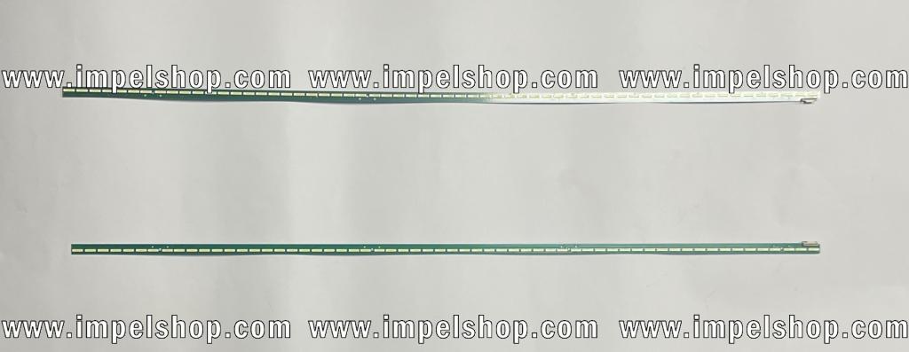 Led backlight strip for tv LG 55" set 2 pcs , 1pcs X  6916L-2465A  55" V16 ART3 2465 REV0.5 2 L-TYPE & 1pcs X 6916L-2466A   55" V16 ART3 2466 REV0.5 2 R-TYPE  , CONNECTOR : 10PIN , 604MM , AGF79080102 , AGF79080101 6922L-0189A 6922L-0199A