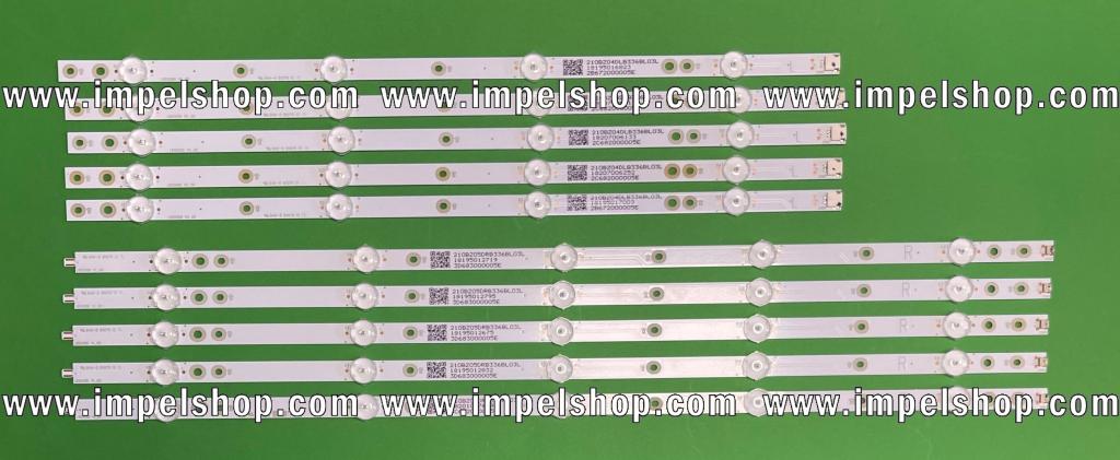 Led backlight strip for tv PHILIPS  50" set 10pcs ,   5pcs X LB50082 V0_03 V1 / LB50086 V1_00  ,   5pcs X LB50089 V0_00 V1 / LB50086 V0_00 ,  (45LED) , PHILIPS PART NUMBER : 996599001104 , 996598003999 , 996599001104 , 996599104227 ,  705TLB50B33BDL01L , 705TLB50B33BDL02L , 750TBV500VUTVHN000 ,