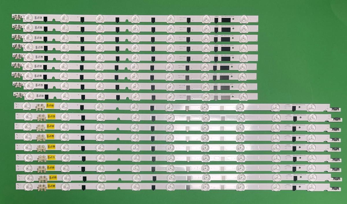 Led backlight strip for tv  SAMSUNG 50" set  2013SVS50F R 7 REV1.9 130130 / D2GE-500SCA-R3   7LED   X  9SZT  &  2013SVS50F L 9 REV1.9 130130 / D2GE-500SCB-R3   9LED X 9SZT   ,   BN96-27900A & BN96-27901A , BN96-25310A BN96-25311A ,