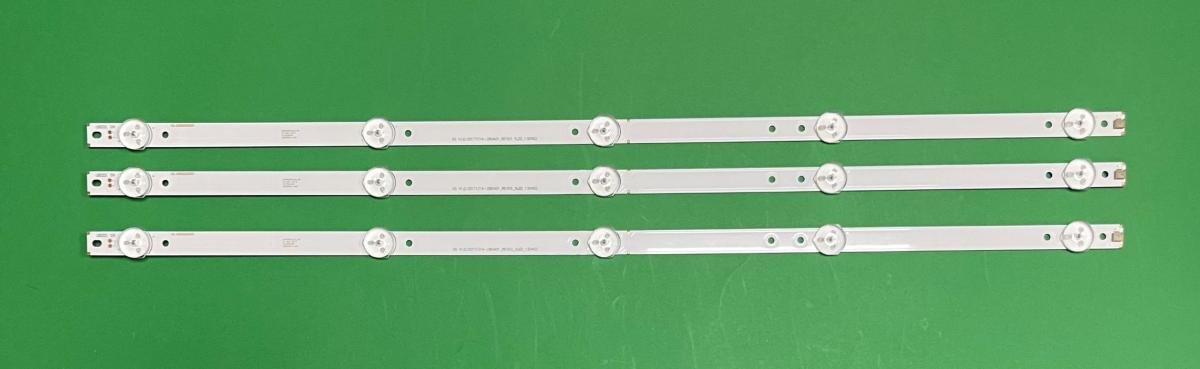 Led backlight strip for tv HITACHI 28" set 3pcs X  SVJ280A01_REV3_5LED_130402