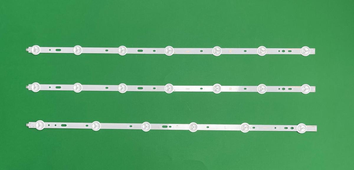 Led backlight strip for tv GRUNDIG / PHILIPS / SHARP / TOSHIBA 32" LTA320AP33  set ( 3pcs )    SVS320A07_7LED_Rev.1 / SVS320AD7_7LED_Rev.1 X 2pcs  &  SVS320A07_6LED_Rev.1 / SVS320AD7_6LED_Rev.1 X 1pcs