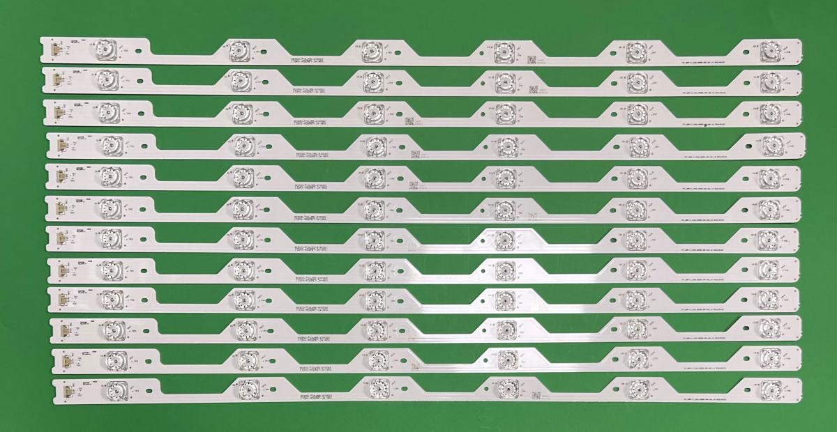 Led backlight strip for tv TCL 65" set 12 pcs X   YHF-4C-LB6506-YH01J TOT_65P1-C-12X6-3030C , YHA-4C-LB6506-YH01