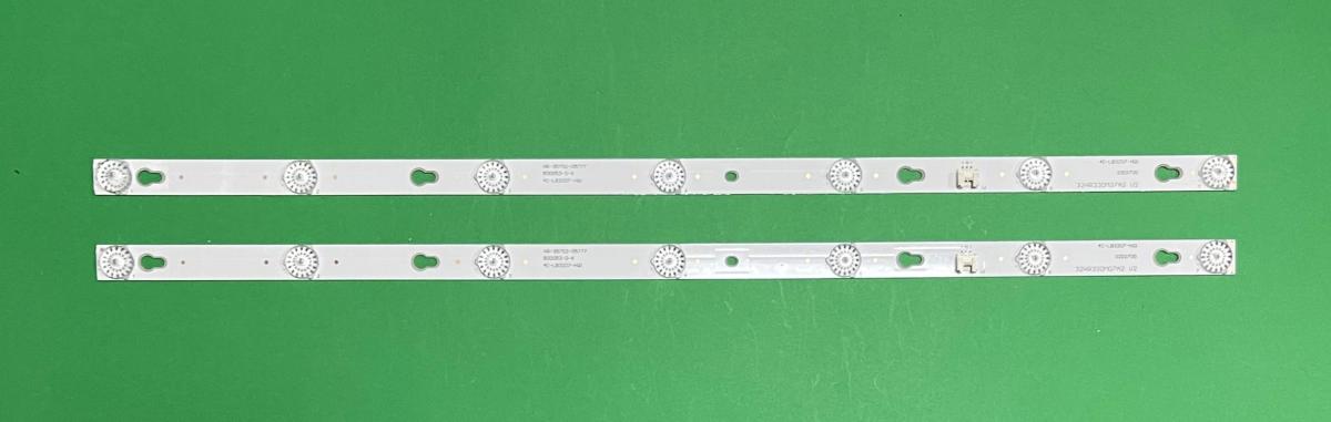 Led backlight strip for tv TCL 32" set 2 pcs X  32HR330M07A2 V2 ,  4C-LB3207-HQ1 ,  550MM , 6V , 7LED