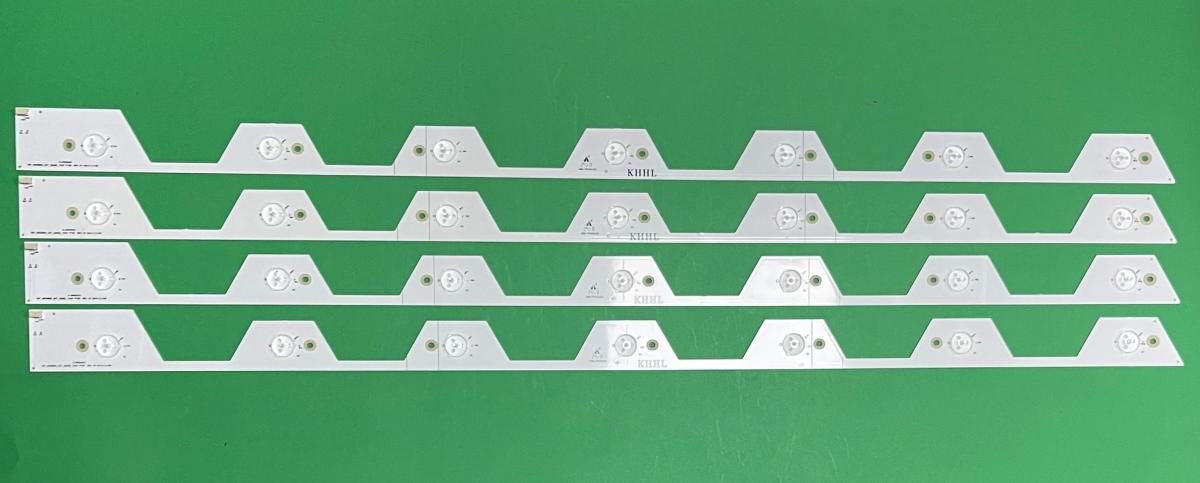 Led backlight strip for tv TCL 40" set 4pcs  X   TMT_40E5800_4X7_3030C_7S1P P120 REV.V3 , 4C-LB4007-HR2 , 40HR330M07A1 4C-LB4007 , LENGTH : 814MM , 7LED ,