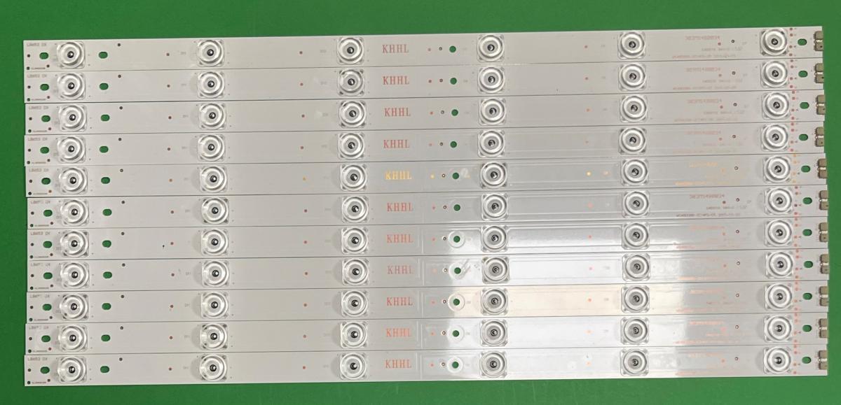 Led backlight strip for tv KONKA / TCL / THOMSON  48" set 11pcs  , 10pcs X MS48D06A-ZC14FG-05 , 6LED  , LENGTH : 496MM  &  1pcs X MS48D06B-ZC14FG-05 , 6LED  , LENGTH : 496MM
