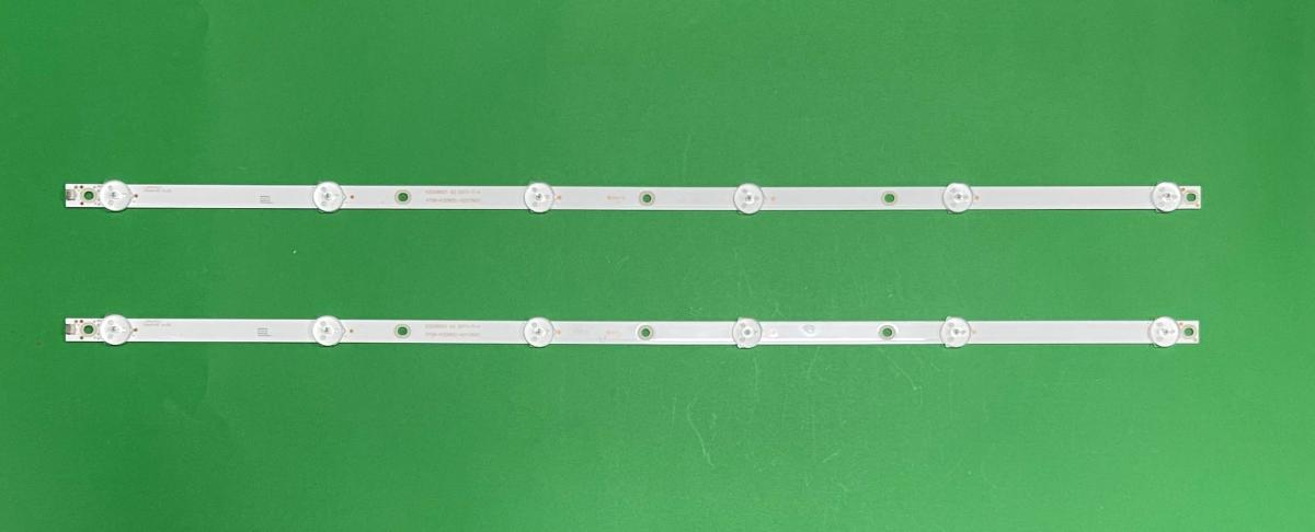 Led backlight strip for tv PHILIPS  32" set  2 pcs  X K320WDC1 A2  ,   4708-K32WDC-A2113N01 , 6LED , VOLTAGE : 6V , LENGTH : 583MM