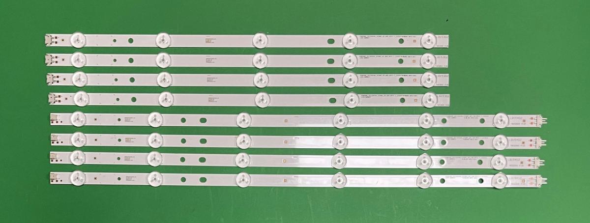 Led backlight strip for tv  SAMSUNG 46" set  2013SVS46 3228N1 B2 R05 REV 1.7    5LED X 4pcs & 2013SVS46 3228N1 B2 L06 REV 1.7   6LED X 4pcs , D3GE-460SMA-R2 & D3GE460SMB-R2 , BN96-28769A & BN96-28768A , LM41-00001Y & LM41-00001X ,