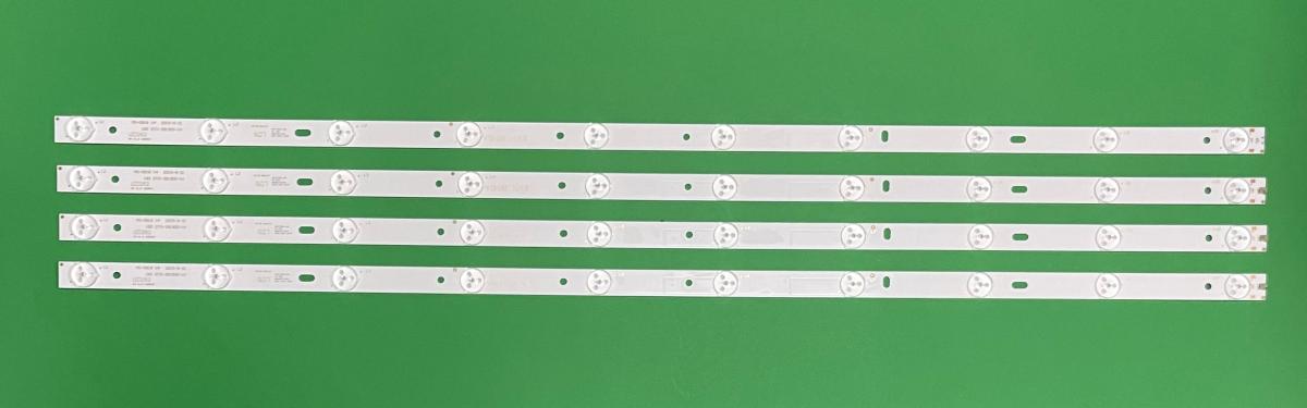 Led backlight strip for tv CHANGHONG / SUNNY 39" set  4pcs X MS-0818 V4 / 180 DT0-391900-1H , 10LED , LENGTH : 758MM