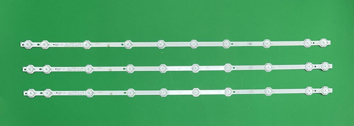 Led backlight strip for tv TCL 39" set 3pcs X JL.D390A1235-081AS-M , 10LED , LENGTH : 696MM