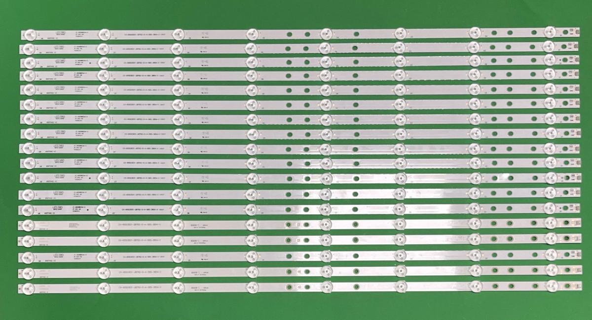 Led backlight strip for tv SONY 65" set 16pcs X 650TV02 V3 T650HVF05 / CX65503E01-2B762-0-A-565-3854-V , 8LED , LENGTH : 710MM