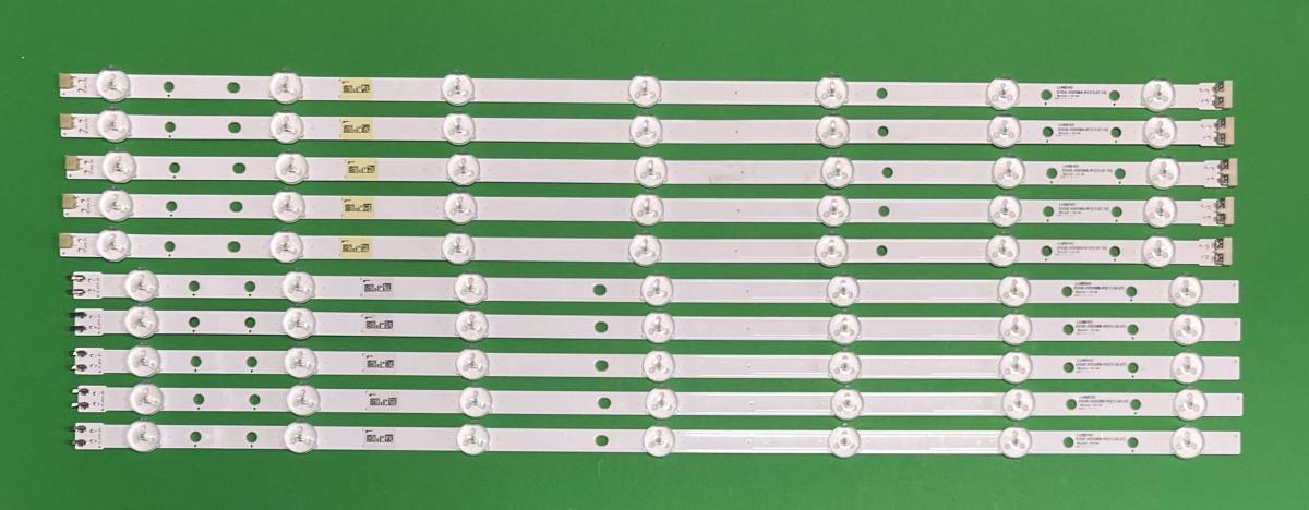 Led backlight strip for tv  SAMSUNG 55" set SAMSUNG_2013SVS55_3228N1_B2_L07_REV1.7_131015 LM41-00001P , D3GE-550SMA-R1 , BN96-28772A , 7LED X 5pcs & SAMSUNG_2013SVS55_3228N1_B2_R07_REV1.7_131015 LM41-00001N , D3GE-550SMB-R0 ,  BN96-28773A , 7LED X 5pcs