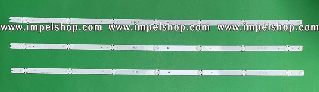 Led backlight strip for tv  LG 43"   set 3pcs X  43 "V16 ART3 Rev2.1 2 6916L-2550A / 6916L-2665A 43 "V16 ART3 2665 Rev0.3 1