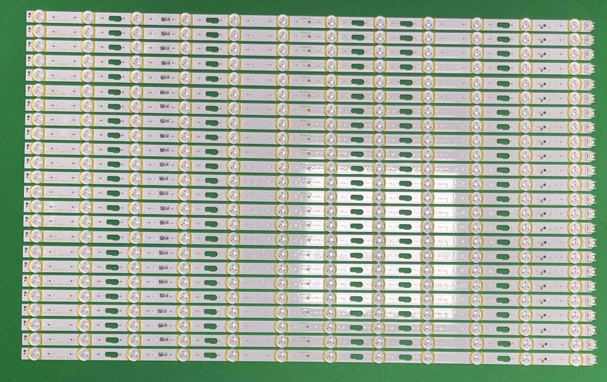 Led backlight strip for tv  SAMSUNG 65" set 24pcs X BN96-48090A BN96-50375A V0Q8-650SM0-R0 , V9Q7-650SM0-R0 , 12LED , L1 Q70 F5 FAM S3(4) R1.1 SBM 100 , LM41-00764A