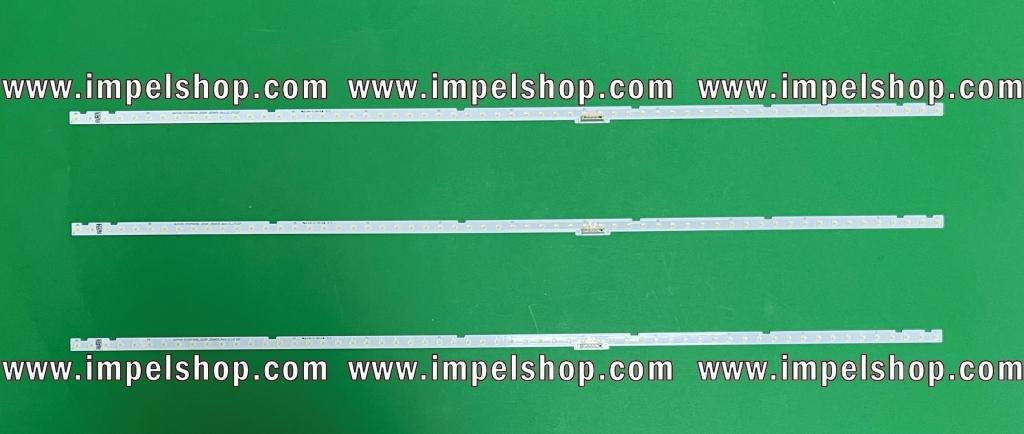 Led backlight strip for tv  SAMSUNG 75" EDGE set 3pcs X NU7100 STS750A26_3030F_30S 2P_REV1.0_171227 , BN96-46078A , 60LED , 546MM , 3V ,
