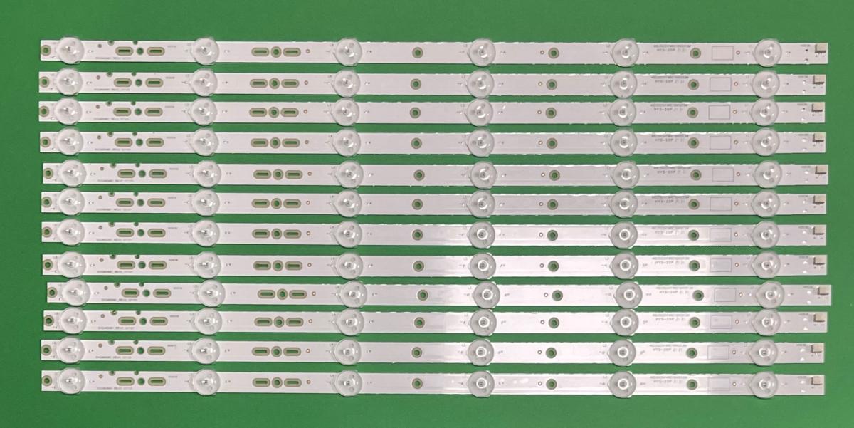 Led backlight strip for tv SONY 46" set 12pcs X SVG460AB1_REV3_121121 , 6LED , 450MM ,