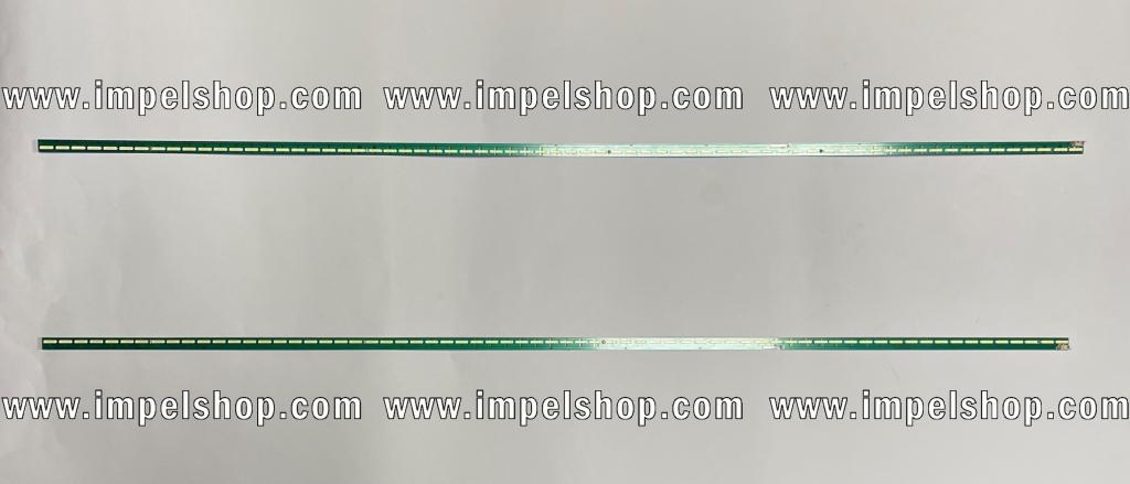 Led backlight strip for tv LG 65" set 2 pcs , 6916L-2305A & 6916L-2306A , 68LED , 710MM , 3V , AGF79081301 , AGF79081302 ,