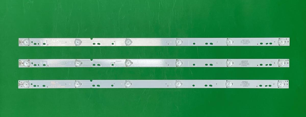 Led backlight strip for tv TCL 32" set 3pcs X  LED32C8 XJ32D06-ZC21FG-07 XJ32D06-ZC21FG-01C RH-K323535T03064CA 303XJ320034 , 6LED , 595MM , 3V ,