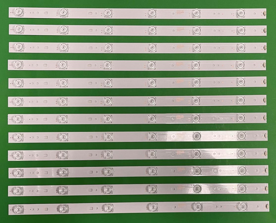Led backlight strip for tv JVC / HAIER / PROSCAN 50" set 12pcs X 30350006202, LED50D6-01(A)