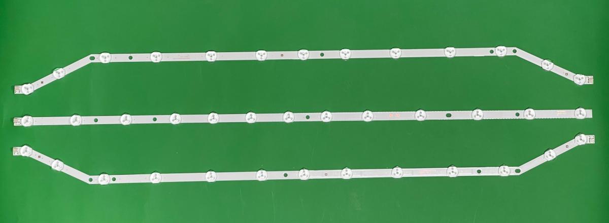 Led backlight strip for tv SAMSUNG 40" set , 2pcs X D3GE-400SMA-R3 13LED & 1pcs X D3GE-400SMB-R3 13LED