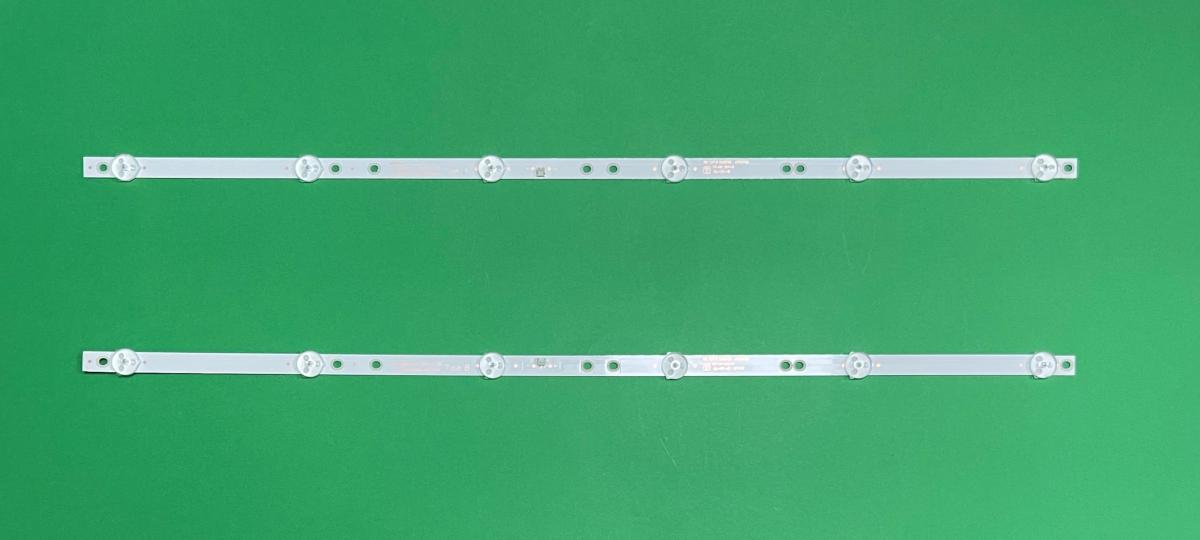 Led backlight strip for tv  SHARP 32" set 2pcs , 1pcs X K320WDX A1 A2 , 4708-K320WD-A2113N01 , TYPE A , 6LED , 6V , 582MM & 1pcs X K320WDX A1 A2 4708-K320WD-A2113N11 , HL-00320A30-0601S-07 A1 A2 , TYPE B , HL-00320A30-0601S-07 A1 2*6 , 6LED , 585MM , 6V , CONNECTOR : 3PIN