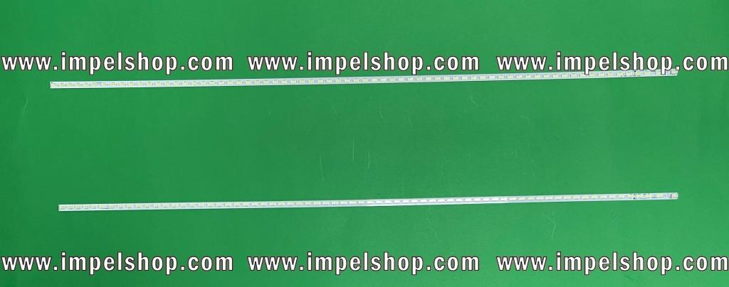 Led backlight strip for tv  SHARP 60" EDGE set 2pcs , 1pcs X 2012SSP60 7030 76L REV0 , 76LED , 677MM  & 1pcs X 2012SSP60 7030 76R REV0 , 76LED , 677MM ,