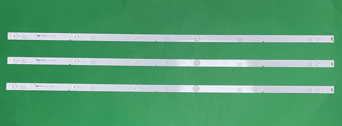 Led backlight strip for tv SHARP / EVERLIGHT 40" set 3pcs X LBM400E0601-CM-5(0) , 6LED , 775MM , 3V