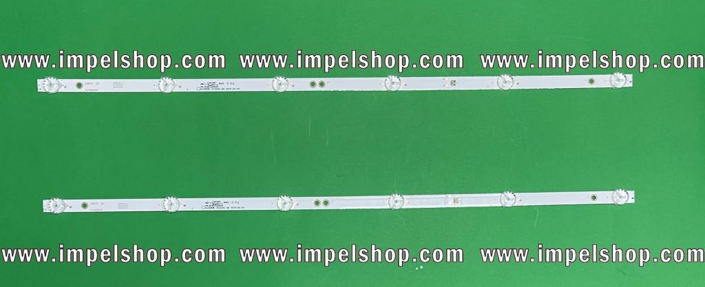 Led backlight strip for tv MANTA / SKYMASTER 32" set  2pcs X KJ32D06-ZC22AG-09 PN:303KJ320044 KJ32D06-ZC22AG-09 2018-04-04 6S1P KJ32D06-ZC22AG-12 2018-05-17 6S1P KJ32D06-ZC22AG-20E 2021-5-25 303KJ320052E 110-113 3.1-3.2 h 6034 , 6LED , 6V , 567MM