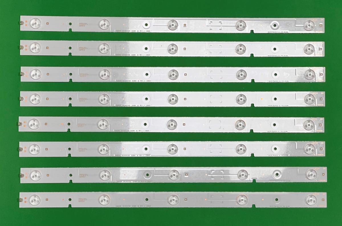 Led backlight strip for tv  SAMSUNG / HISENSE 40" set 8pcs X  SAMSUNG 2013CHI400 3228N1 05 REV1.0 130625 , 5LED , 401MM