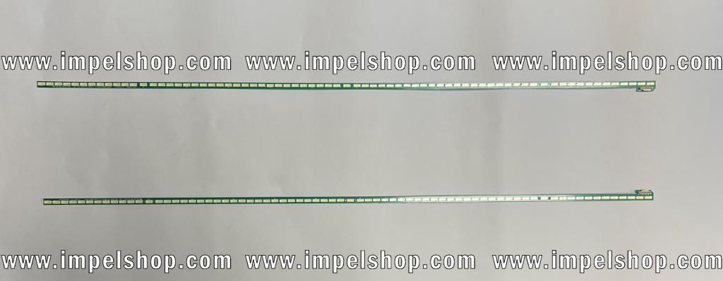 Led backlight strip for tv LG 55" set 2pcs , 1pcs X 55" V13  6916L-1198B &  1pcs X 55" V13  6916L-1199B , 604MM , 3V , 75LED ,