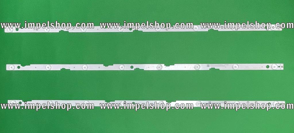 Led backlight strip for tv  SHARP 40" set 3pcs X CRH-P40KP35350308667-REV1.5 I , CRH-P40KP35350308667-REV1.4 I , CRH-P40KP35350308667-REV1.4 B , CRH-P40KP35350308667-REV1.4 BC , RF-AJ400S30-0801S  12 A1 ,  8LED , 3V , 784MM